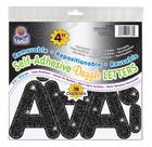 Letras autoadesivas Pacon Black Dazzle Puffy Font 78 caracteres