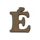 Letras com Acento para Aplique Artesanato 2,5cm Kit 100un Mdf Madeira