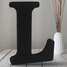 Letras de madeira AOCEAN Black 25cm inacabadas para o Halloween