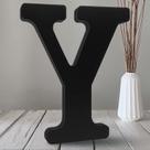 Letras de madeira AOCEAN Black 25cm inacabadas para o Halloween