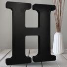 Letras de madeira AOCEAN Black 25cm inacabadas para o Halloween