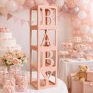 Letras Decoração Festa Cubos Baby Mdf 22x22x22cm Quarteto Chá Revelação Decoração Letras Decoração Festa Cubos Baby Mdf 22x22x22cm Quarteto Chá Revelação Decoração