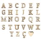 Letras Douradas em ABS para Personalização de Calcinha e Acessórios