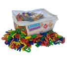 Letras e números bolsa 1000 mil peças colorido educativo Letras e números bolsa 1000 mil peças colorido educativo