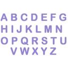 Letras em EVA Alfabeto Lilás - 14cm Letras em EVA Alfabeto Lilás - 14cm