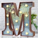 Letras LED para festas iluminadas Elnsivo Industrial Vintage Style