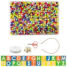 Letras para Pulseiras Colar Kit Micangas Alfabeto Completo Todas As Letras De A a Z Aprox.1000pçs