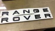 Letras Range Rover Evoque (PRETO FOSCO) Letras Range Rover Evoque (PRETO FOSCO)
