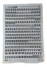 Letraset Decalque 25 X 38cm Letras Adesivas 15.0mm Altura Letraset Decalque 25 X 38cm Letras Adesivas 15.0mm Altura