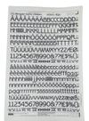 Letraset Decalque 25 X 38cm Letras Adesivas 16.0mm Altura Letraset Decalque 25 X 38cm Letras Adesivas 16.0mm Altura