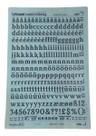 Letraset Decalque 25 X 38cm Letras Adesivas 16.0mm Altura Letraset Decalque 25 X 38cm Letras Adesivas 16.0mm Altura