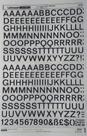 Letraset Decalque 25 X 38cm Letras Adesivas 16.4mm Altura