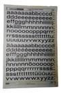 Letraset Decalque 25 X 38cm Letras Adesivas 16.5mm De Altura