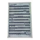 Letraset Decalque 25 X 38cm Letras Adesivas 23,4mm Altura