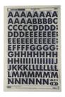 Letraset Decalque 25 X 38cm Letras Adesivas 25.4mm Altura