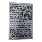 Letraset Decalque 25 X 38cm Letras Adesivas 26.9mm De Altura