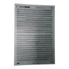 Letraset Decalque 25 X 38cm Letras Adesivas 7.9mm De Altura