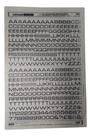 Letraset Decalque 25 X 38cm Letras Adesivas 9.7mm De Altura Letraset Decalque 25 X 38cm Letras Adesivas 9.7mm De Altura
