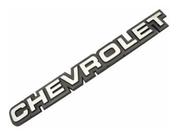 Letreiro "Chevrolet" Preto C/Cromado - Marçon 912