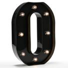Letreiro de letreiro OYCBUZO LED Black Alphabet Light Up Letreiro de letreiro OYCBUZO LED Black Alphabet Light Up