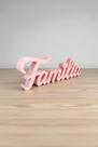 Letreiro Decorativo Família Moderno para Sala, Quarto, Escritório e Casa, ideal para Decoração Sofis