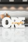 Letreiro Decorativo Ore e Confie Moderno para Sala, Quarto, Escritório e Casa, ideal para Decoração Letreiro Decorativo Ore e Confie Moderno para Sala, Quarto, Escritório e Casa, ideal para Decoração