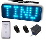 Letreiro Digital Colorido troca mensagens por controle remoto configura por wifi