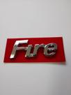 Letreiro Emblema "Fire" Cromado - Marçon