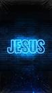 Letreiro jesus neon