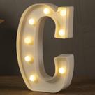 Letreiro LED Marquee Lights Sign HXWEIYE C Warm White