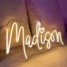 Letreiro Neon LED Personalizado Crumbit para Decoração de Parede
