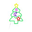 Letreiro Neon Vibrante De Feliz Natal Com LED, Decoração De Parede, Luz De Árvore De Natal