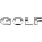 Letreiro Volkswagen "Golf" MK4 Cromado