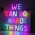 Letrero de Neón Decorativo GleamNeon 29x33 cm Frase Inspiradora