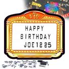 Letter Bottle Presenter VIP Bottle Service Sign