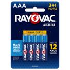 Leve 4 Pague 3 Pilhas Alcalinas Rayovac Palito Aaa