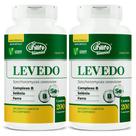 Levedo de cerveja vitamina complexo b selênio ferro 200 caps unilife kit 2