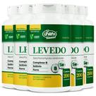 Levedo de cerveja vitamina complexo b selênio ferro 200 caps unilife kit 5