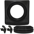 Libell Kit Preto 2 Torneiras, Tampa, Pingadeira Master/ Mini