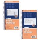 Libro de Mensajes Telefónicos Adams S1154-2D 400 Juegos Paquete de 2
