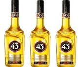 Licor 43 Original 700ml Diego Zamora - Kit 3 Unidades
