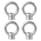 Lifting Eye Nut Qlvily 316 em aço inoxidável 3/8 polegadas, 150 kg, pacote com 4