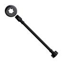 Ligação Flexível Água fria 1/2pol x 40cm Preto 251937 Blukit