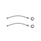 Ligacao flexivel malha aco 30cm 4607.c.030 - deca kit 2 pçs