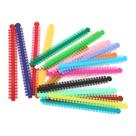 Ligature Tie Dioche PU Elastic Multi Color 20 tiras