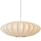 Light Fixture COMSDY Luminária pendente de pires de seda branca de 60 cm
