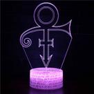 Light Night Light 3D Star Group Name Symbol LED Colorful Touch Tab