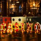 Light up Letters Sign Aurelema Casino LED Table Decor