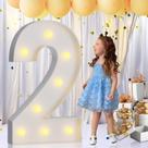 Light Up Numbers imprsv 90cm Marquee, 21º aniversário Light Up Numbers imprsv 90cm Marquee, 21º aniversário