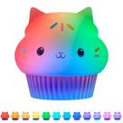 Lights By Night Lâmpada de luz colorida Gabby's Dollhouse Cakey Cat